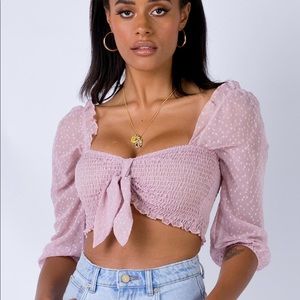 NWT Princess Polly Pink Bridger Top!